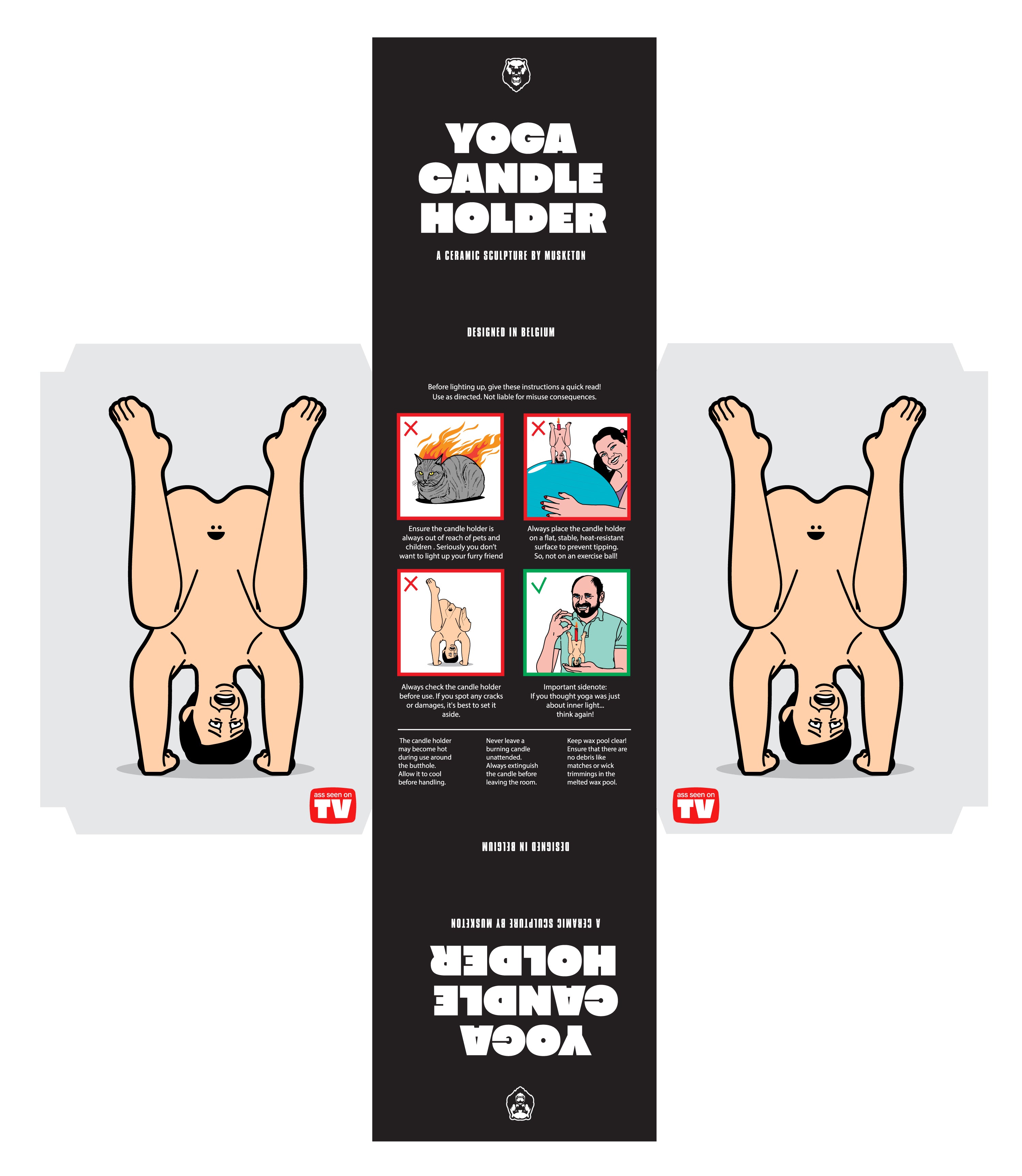 Yoga Candleholder